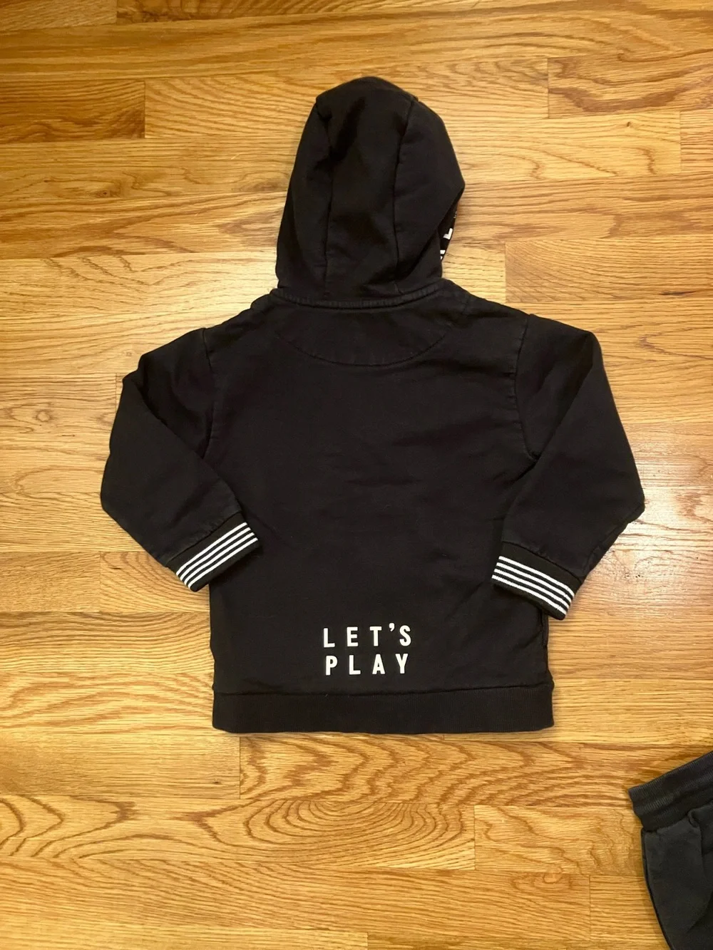 Mayoral Black Hooded Zip Sweatshirt and Joggers Set